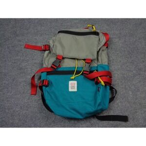 Topo Designs Rover Pack Classic Backpack Blue Outdoor Hiking  Rugged Daypack